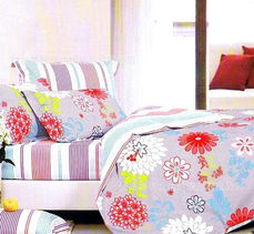 纯棉色织提花床上四件套 提升居家档次的家纺精品